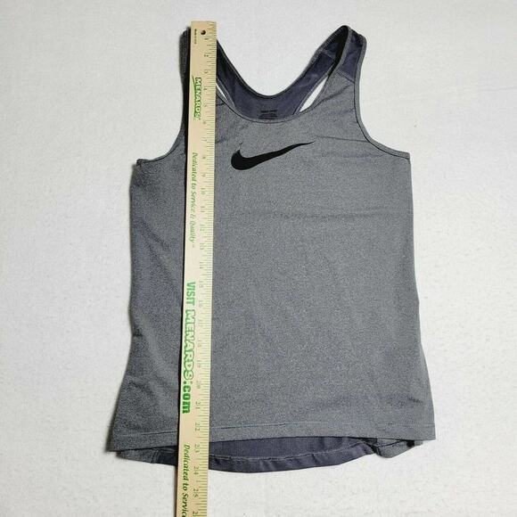 Nike womens grey dri-fit athletic racerback tank top size medium - Picture 8 of 9